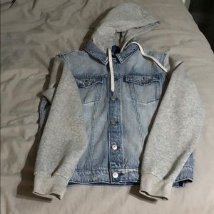 Hooded Denim Jacket